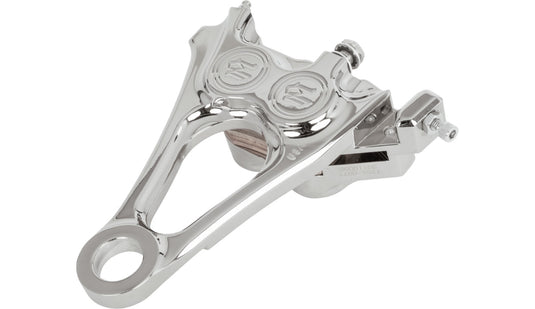 Performance Machine 1256-0084-CH Four-Piston Differential-Bore Brake Caliper Kit - Chrome