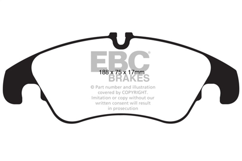 Load image into Gallery viewer, Ebc DP42022R EBC Yellowstuff Brake Pad Sets
