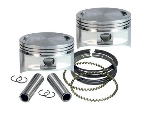 S&S Cycle 92-1411 Forged Piston Kit for 113ci. Motor - Standard Bore 4in. - .010in. Oversized
