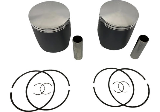 Wossner K7081DA-2 Piston Kit  - 81.86mm. - Hardcoat Anodized - 2 Stroke