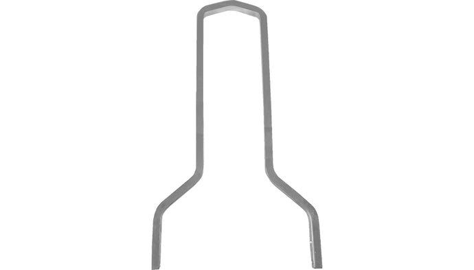 Drag Specialties 1501-0776 Square Sissy Bar - Tall - 15.5in. - Black