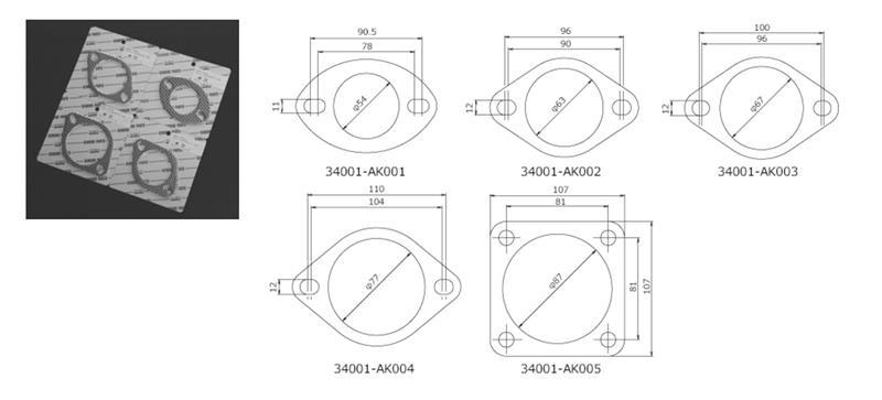 Load image into Gallery viewer, Hks 34001-AK002 HKS Exhaust Gaskets
