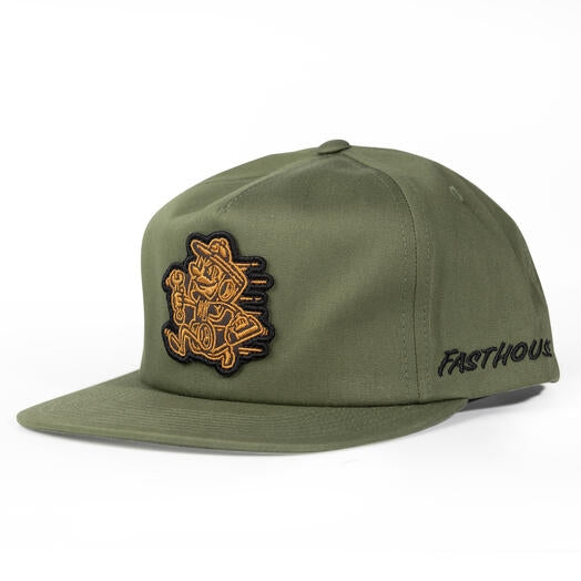 Fasthouse Runner Hat (One Size Fits Most, Olive)