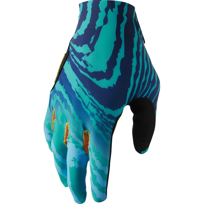 Load image into Gallery viewer, Thor Sportmode Damascus Gloves (Medium, Damascus Aqua)
