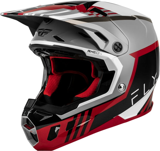 Fly Racing Formula CC Strike Helmet (Small, Gray/Red/Black/White)