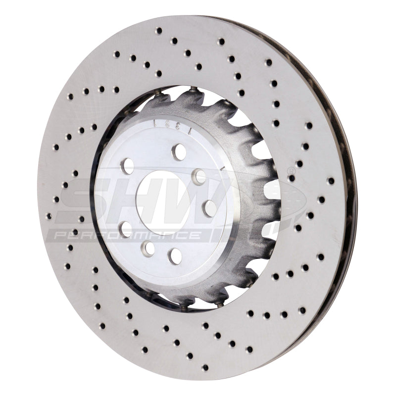 Load image into Gallery viewer, Shw Performance BRR43508 SHW Drilled Lightweight Rotors
