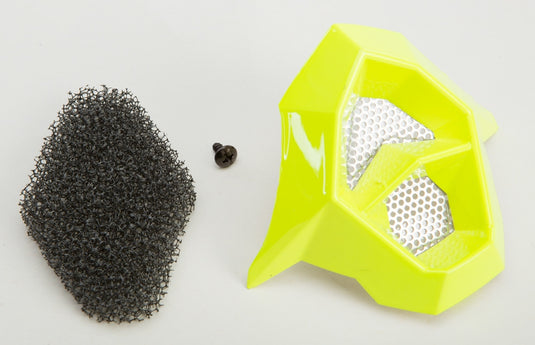 G-Max Mouth Vent for MX-86 Helmets - Step Hi-Vis Yellow