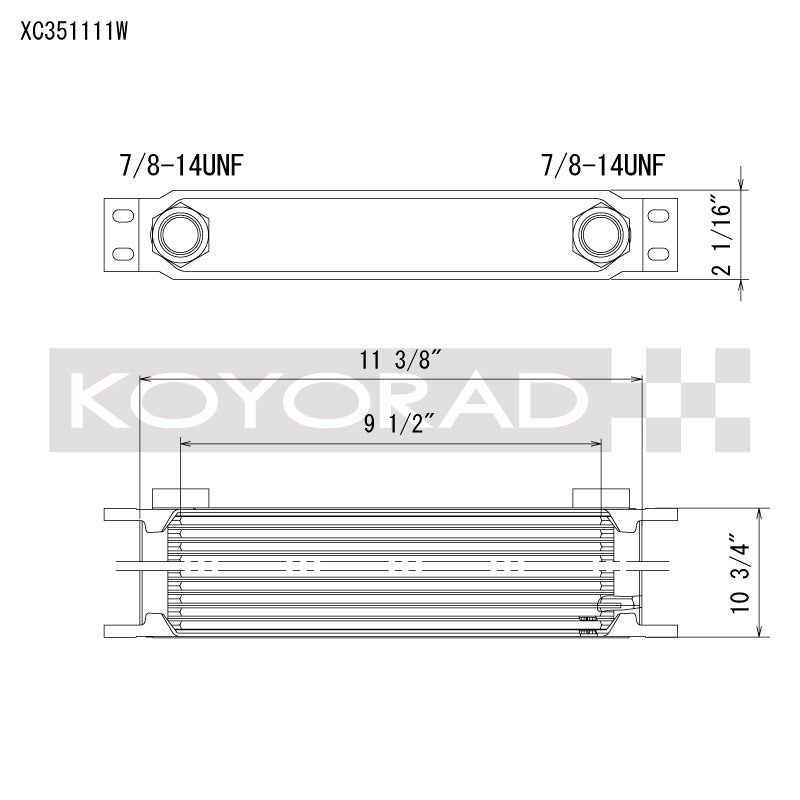 Load image into Gallery viewer, Koyo XC351111W KOY Oil Coolers
