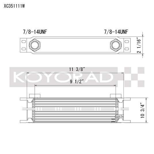 Koyo XC351111W KOY Oil Coolers