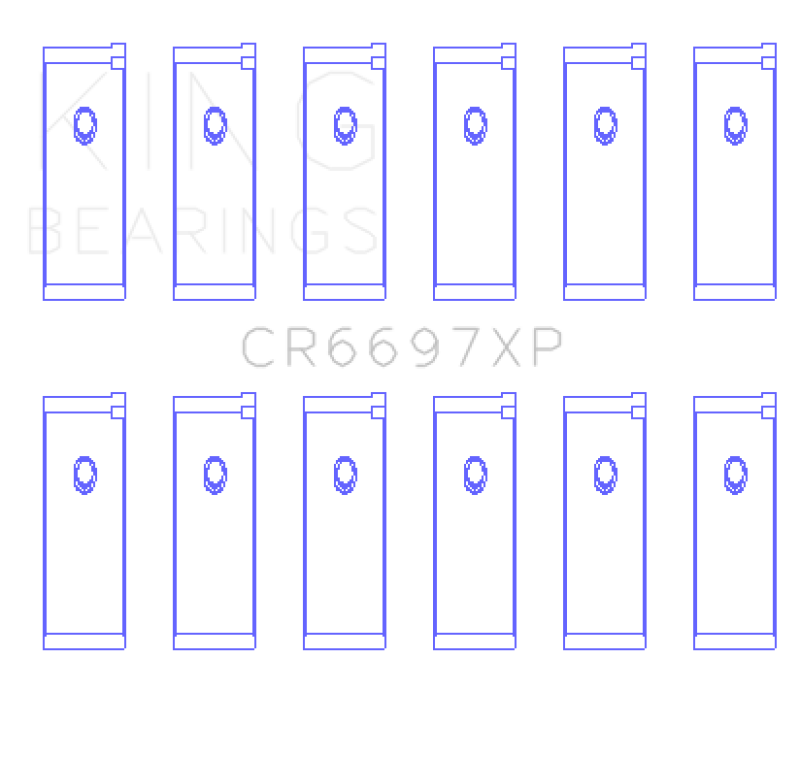 Load image into Gallery viewer, King Engine Bearings CR6697XPSTDX KING Performance Rod Bearings
