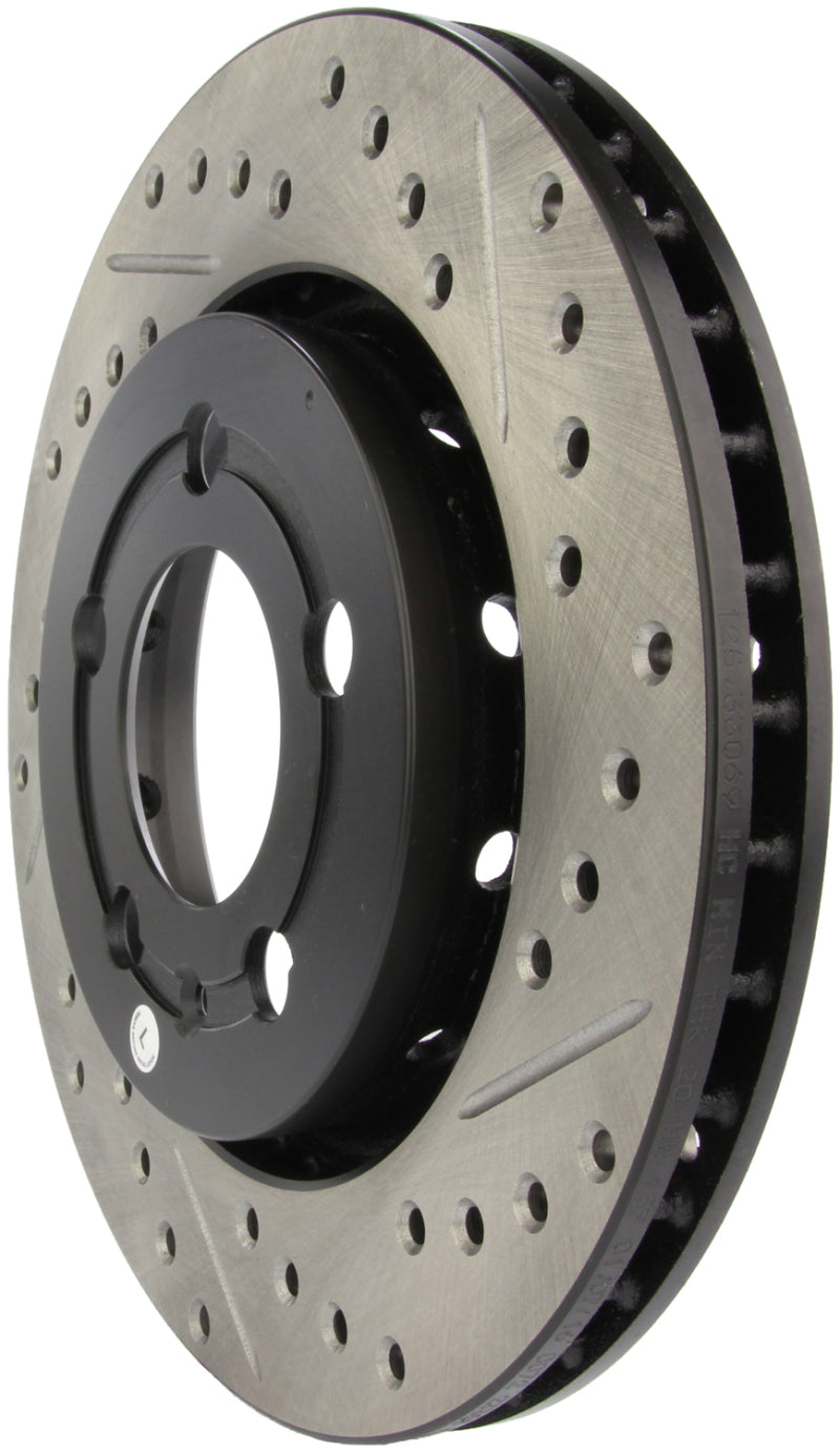 Load image into Gallery viewer, Stoptech 127.33069L ST Slot &amp; Drill Brake Rotors
