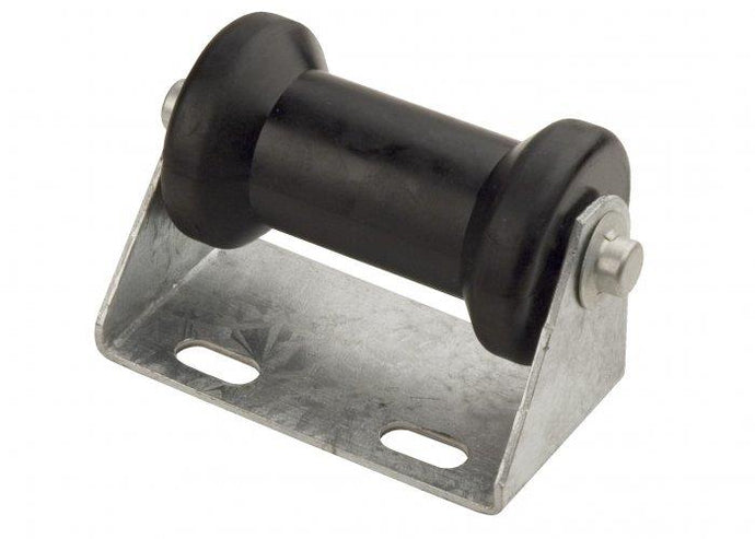 C.E. Smith 32150G Stationary Keel Roller Bracket for 3in. Wide Tongue - 3-1/2in. Hole Centered - 5in. Roller