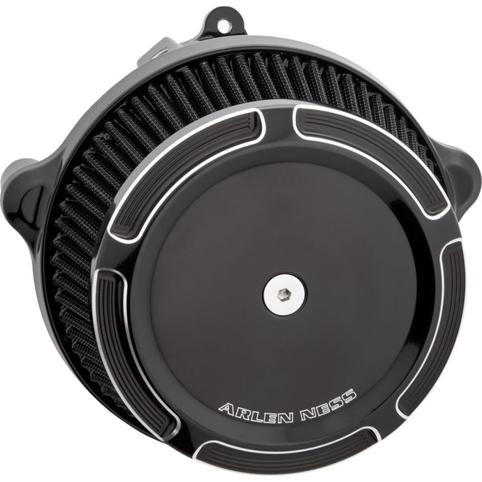 Arlen Ness 600-305 Big Sucker Stage I Air Filter Kit - Beveled - Black