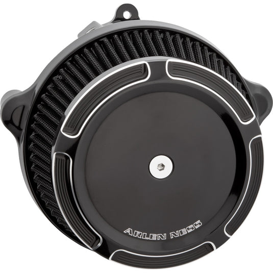 Arlen Ness 600-305 Big Sucker Stage I Air Filter Kit - Beveled - Black