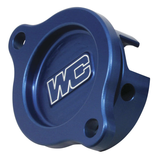 Works Connection 27-146 Oil Filter Cover - Blue