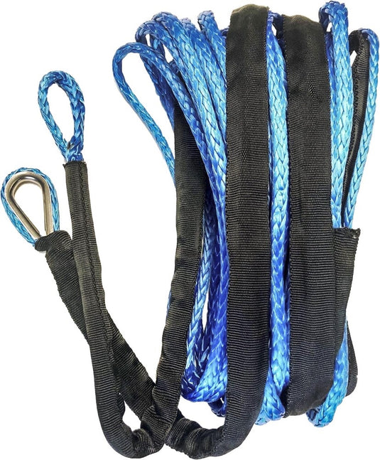 Open Trail 600-1050 Synthetic Winch Rope - Blue - 50ft. x 3/16in.