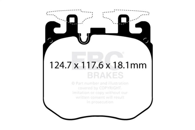 Load image into Gallery viewer, Ebc DP52304NDX EBC Bluestuff Brake Pad Sets
