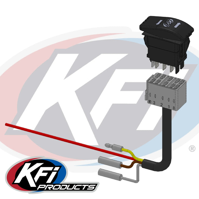 Kfi Products ACT-BLDRS-K Actuator Backlit Dash Rocker Switch