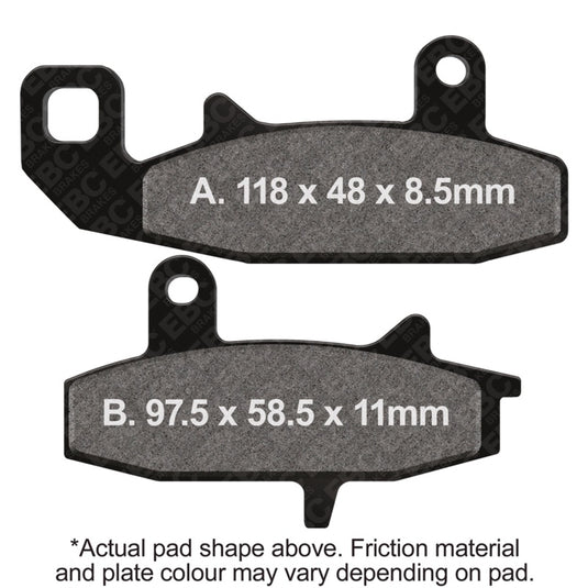 Ebc Powersports FA147X EBC FA-SFA-X Brake Pads
