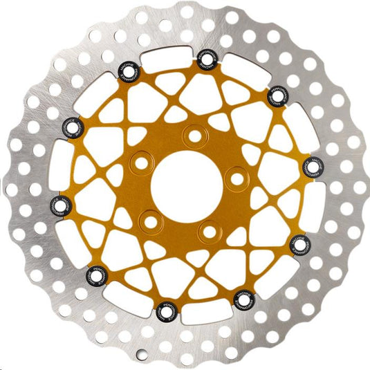 Performance Machine 0133-1809S-G Speedstar 11.8in. Two-Piece Brake Rotors - Gold Ops