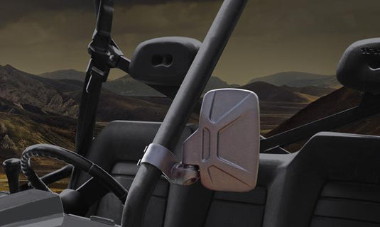 Seizmik 56-18080 Side View Mirror for 1.75in. Roll Cage (Pair)