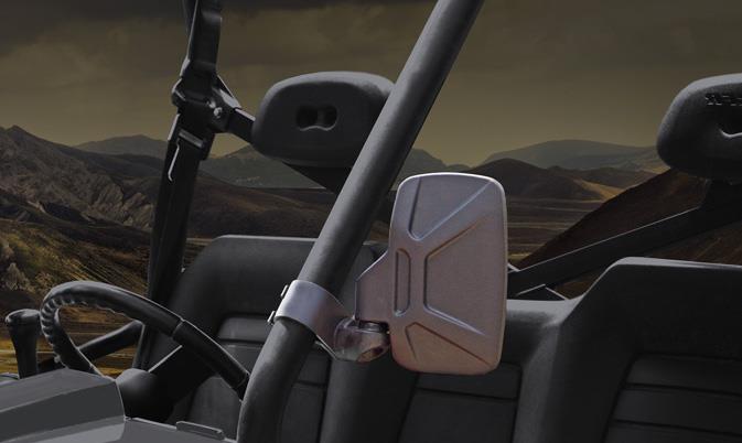 Seizmik 56-18082 Side View Mirrors for 2in. Roll Cage (Pair)