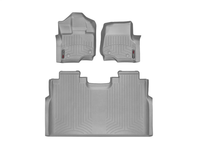 Weathertech 46697-1-2 WT FloorLiner - Front - Grey