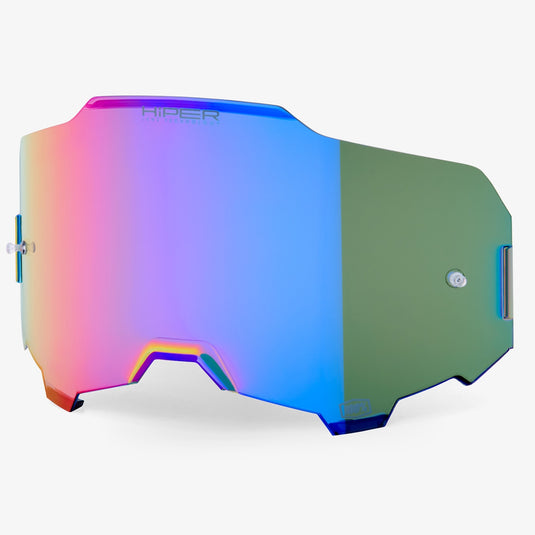 100% Replacement Hiper Lens for Armega/ARmatic Goggles - Injected Hiper Red/Blue Mirror Lens