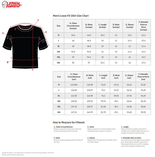 Lethal Threat Tattooed and Trashed T-Shirt