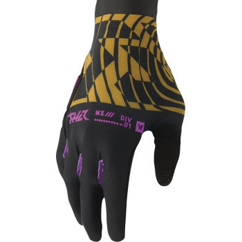 Thor Sportmode Mind Control Gloves (X-Small, Black/Caramel)