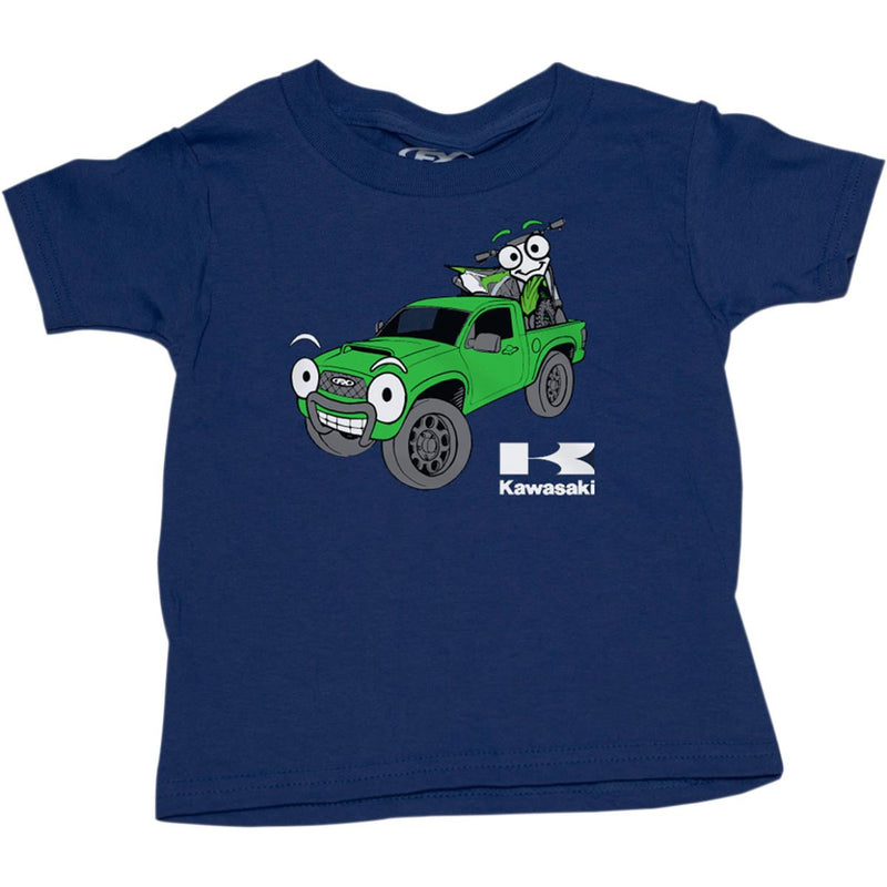 Factory Effex Kawasaki Truck Toddler T-Shirts Navy Blue
