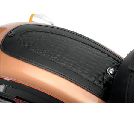 Drag Specialties 1405-0154 Fender Skin - Gator Leather Center