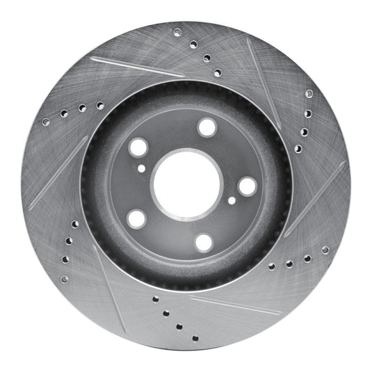 R1 Concepts 631-76080L RNC Brake Rotor - Drill & Slot