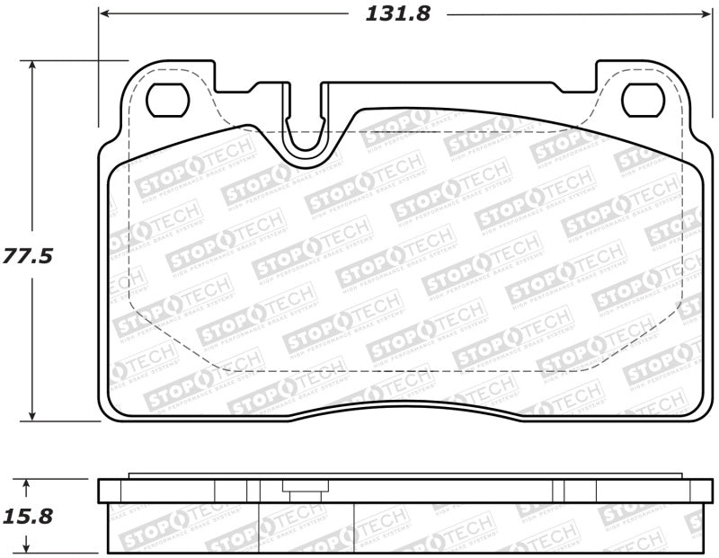 Load image into Gallery viewer, Stoptech 308.16630 ST Street Brake Pads
