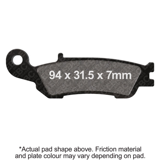 Ebc Powersports FA450R EBC R Sintered Brake Pads