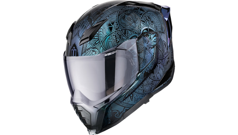 Load image into Gallery viewer, Icon Ultraflite Opal Mandala Helmet (XXX-Large, Blue)
