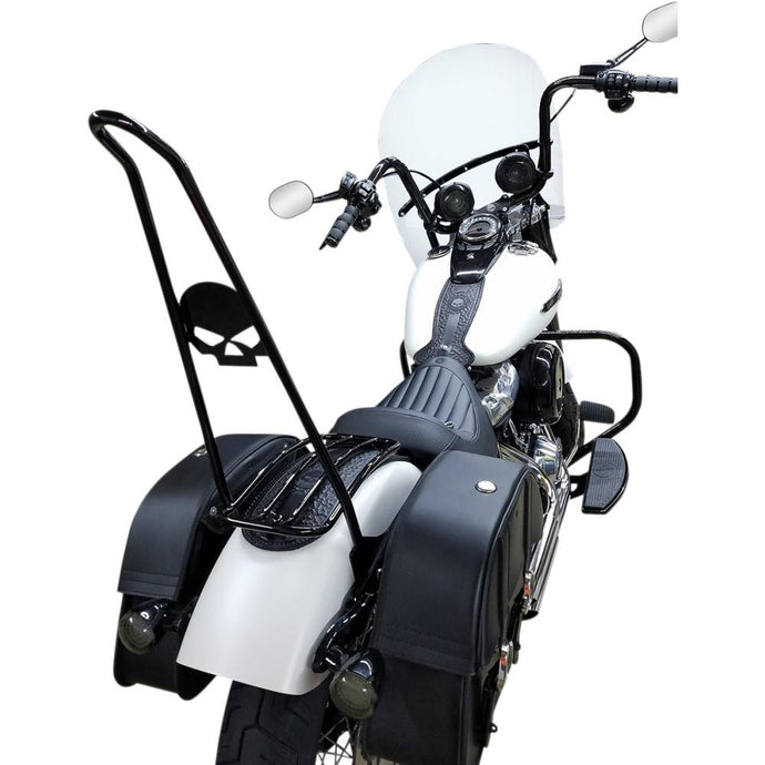 Motherwell MWL-219-MB 7in. Solo Luggage Rack - Matte Black