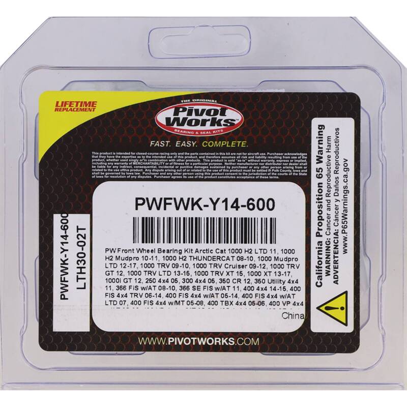 Load image into Gallery viewer, Pivot Works PWFWK-Y14-600 PIV Wheel Bearing Kit
