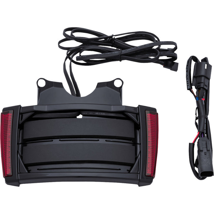 Ciro 40302 LED License Plate Frames - Black Housing/Red LEDs/Red Lenses