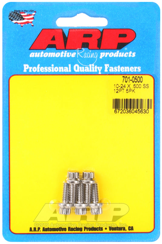 Arp 701-0500 ARP Stainless Steel Bolts