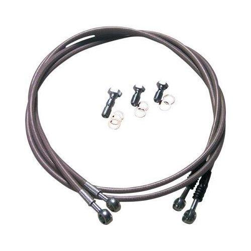 Lone Star Racing 30-25 Universal Stainless Braided Brake Line Kit - Rear - 25in.
