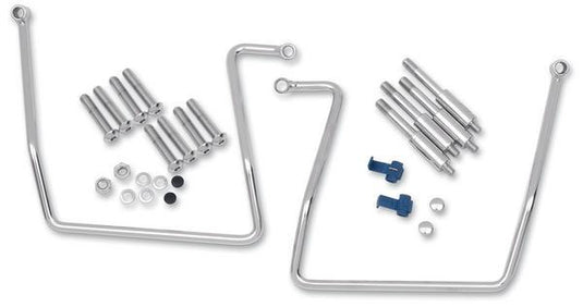 Drag Specialties 3501-0258 Chrome Saddlebag Support Brackets