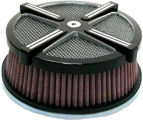 Harddrive 120335 X-Force Air Cleaner Kit - Black Contrast Cut