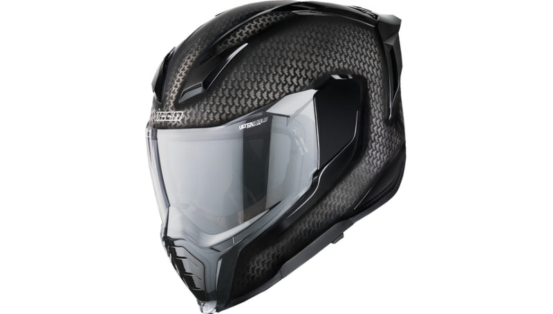 Load image into Gallery viewer, Icon Ultraflite Carbon Helmet (X-Small, Black)
