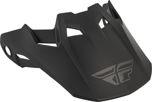 Fly Racing Visor for Formula CC Helmets - Solid Matte Black - XL to 2X