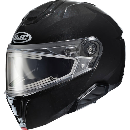 Hjc i91 Solid Snow Electric Helmet (Small, Semi Flat Black)