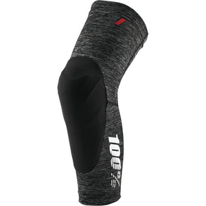 100% Teratec Knee Guards Gray/Black Gray