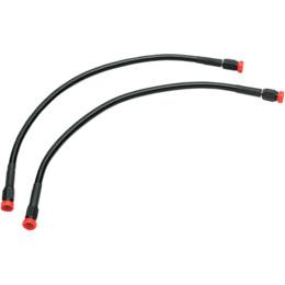 Goodridge 11309 Universal Black Brake Hose with Black Ends - 9in.