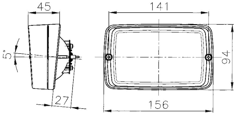 Load image into Gallery viewer, Hella H15522007 HELLA Work Lamp
