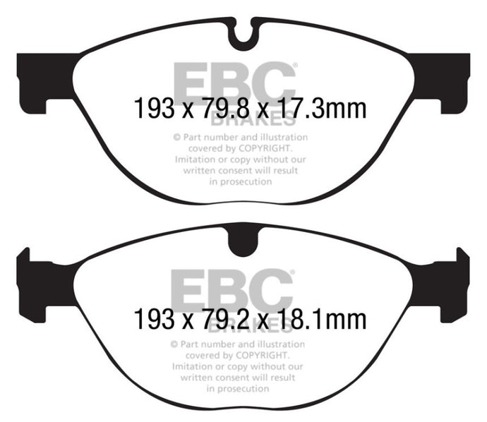 Ebc DP32191C EBC Redstuff Brake Pad Sets